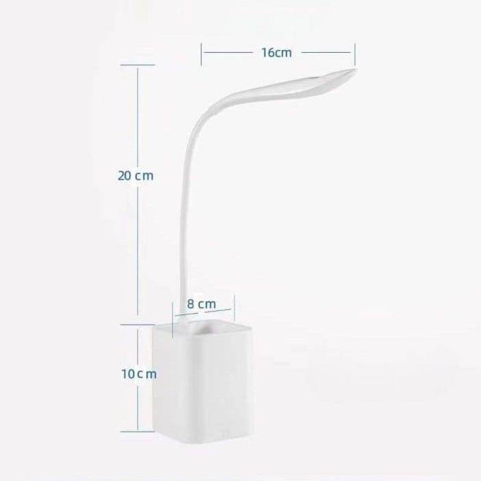 Flexible Smart Lamp, Eye Protection LED Lamp, USB Rechargeable LED Touch Desk Lamp, Multifunctional LED Flexible Table Lamp With Pen Holder Flexible Smart Lamp, Eye Protection LED Lamp, USB Rechargeable LED Touch Desk Lamp, Multifunctional LED Flexible Table Lamp With Pen Holder